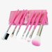 Set 7 pensule roz pentru make-up